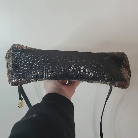 Brahmin Hillary Luminary Embossed Crossbody Snakeskin - Picture 16 of 16